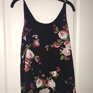 Beautiful dressy simple floral blouse